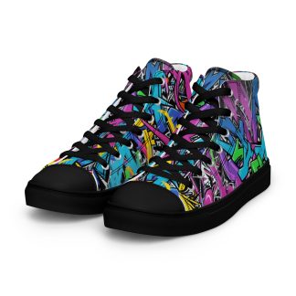 Wynwood's Men’s high top canvas shoes