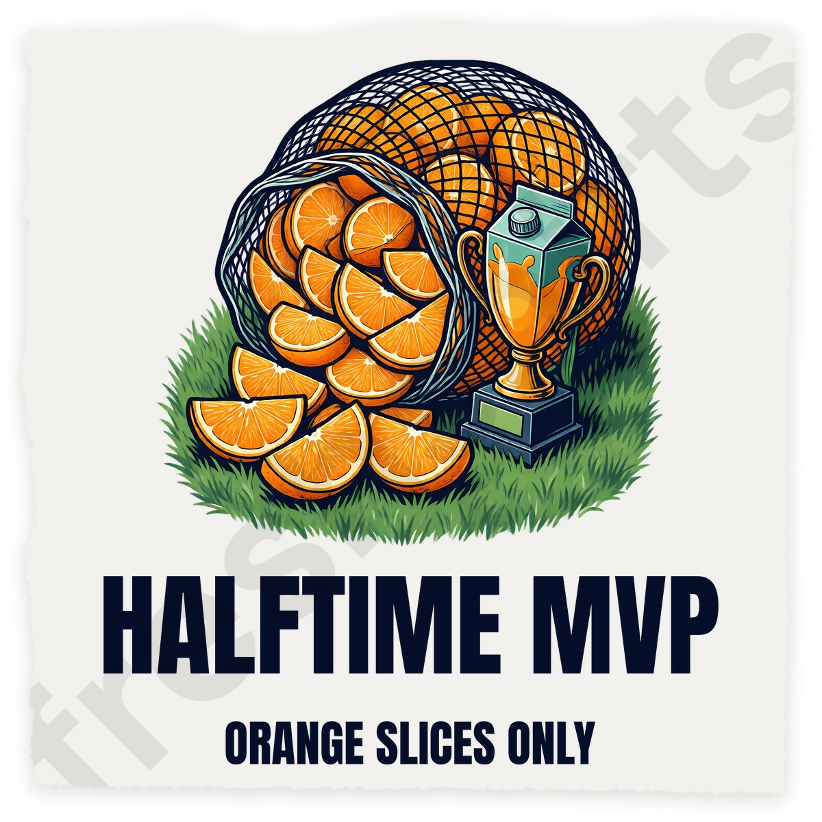 Halftime MVP Orange Slices Only Youth Soccer Shirt