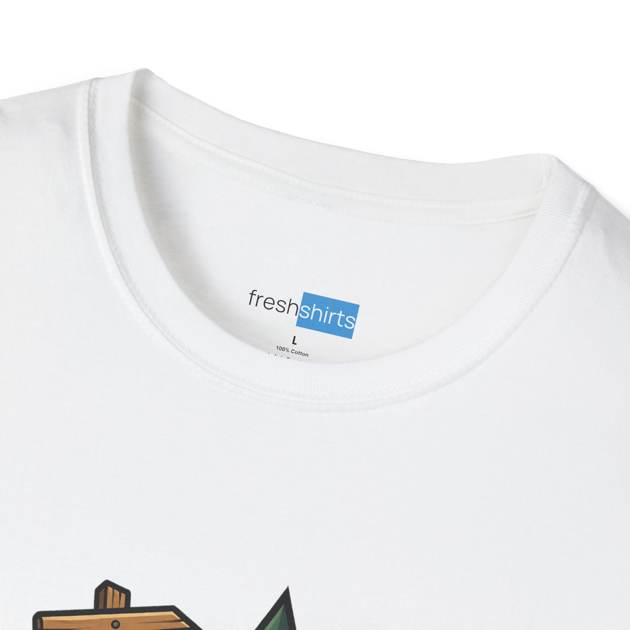 Campground HOA Violation Too Much Fun Shirt - freshshirts neck label on White