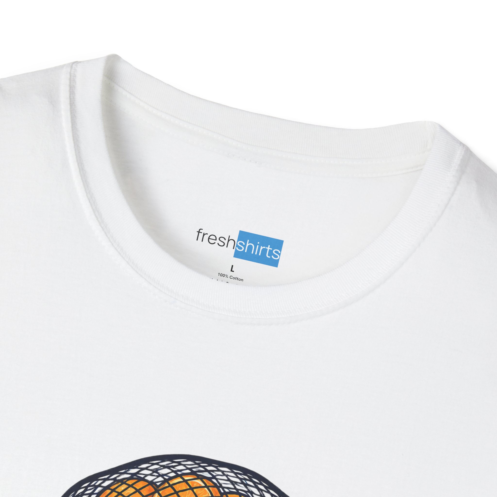 Halftime MVP Orange Slices Only Youth Soccer Shirt - freshshirts neck label on White