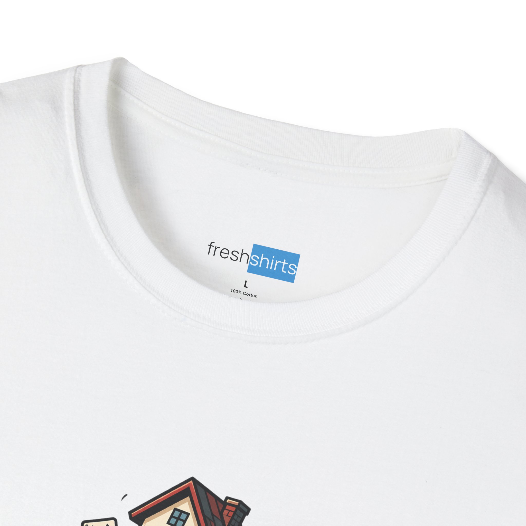Unhandled Exception Shirt - Works Until It Doesn't Programmer Tee - freshshirts neck label on White