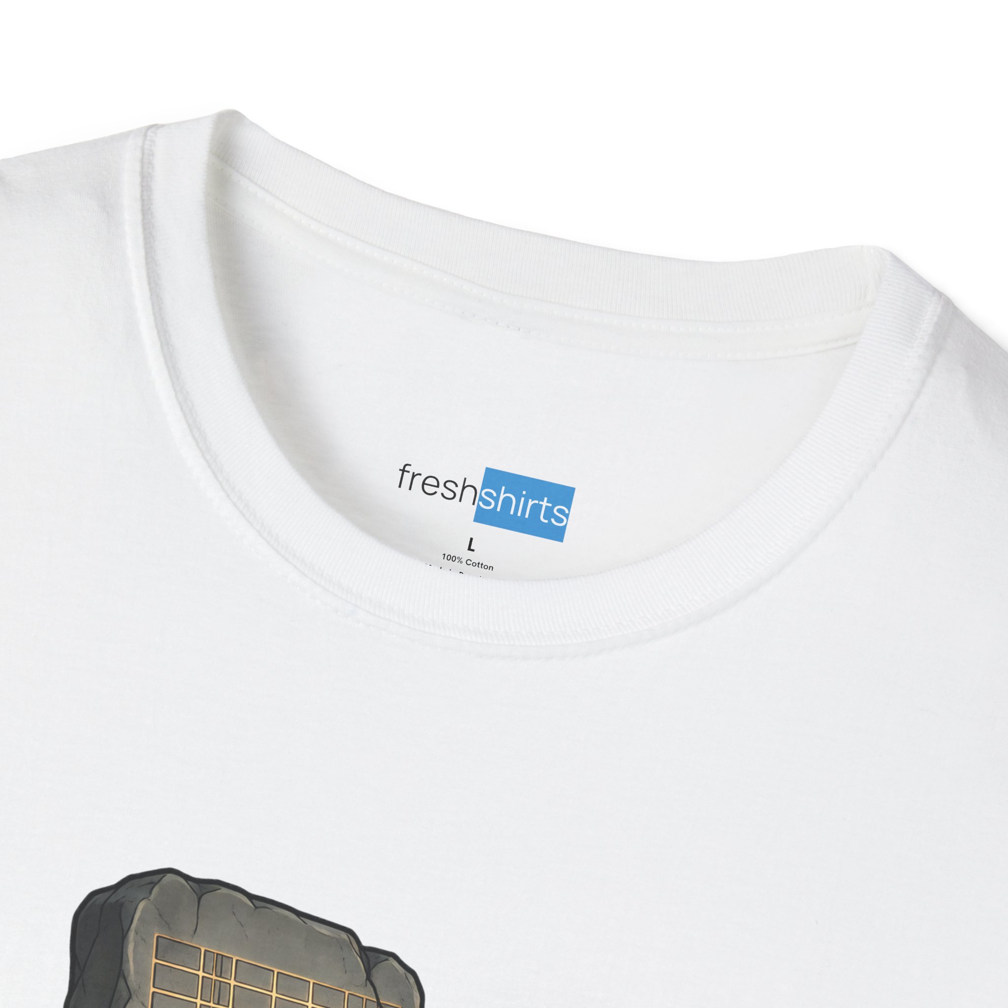 The Spreadsheet of Truth Funny Excel Shirt - freshshirts neck label on White