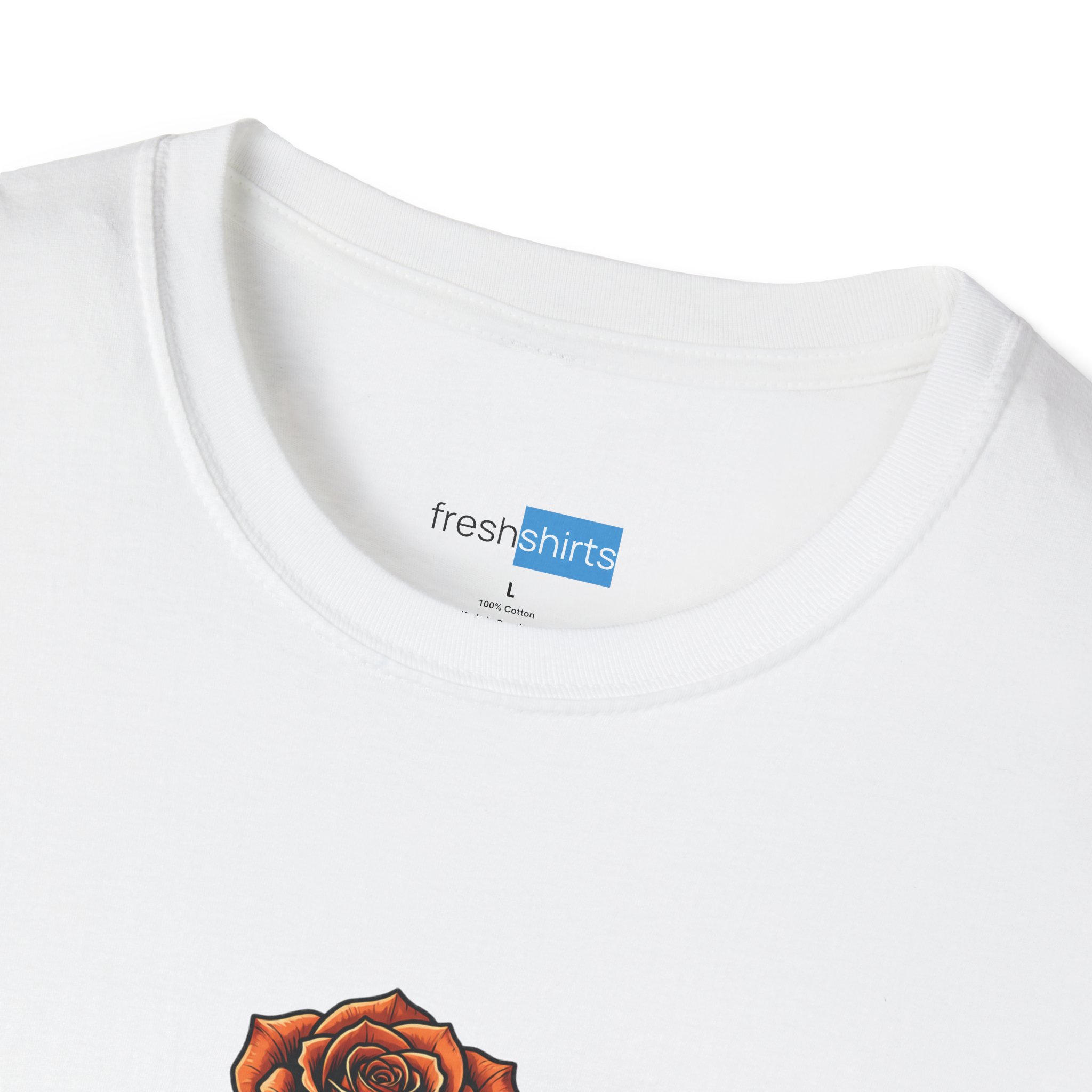 Roses Wilt Rebar Is Forever Civil Engineer Shirt - freshshirts neck label on White