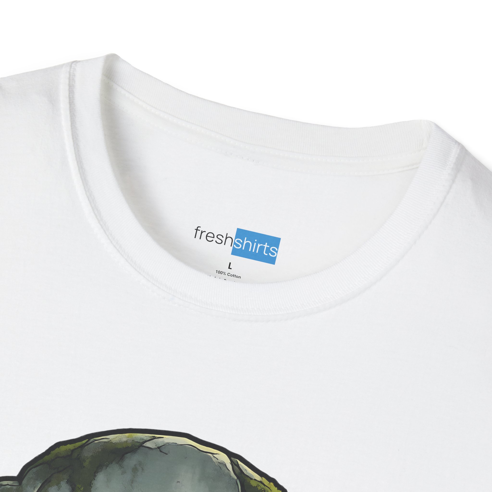 Here Lies My Back Tombstone Shirt - Funny Running Tee - freshshirts neck label on White
