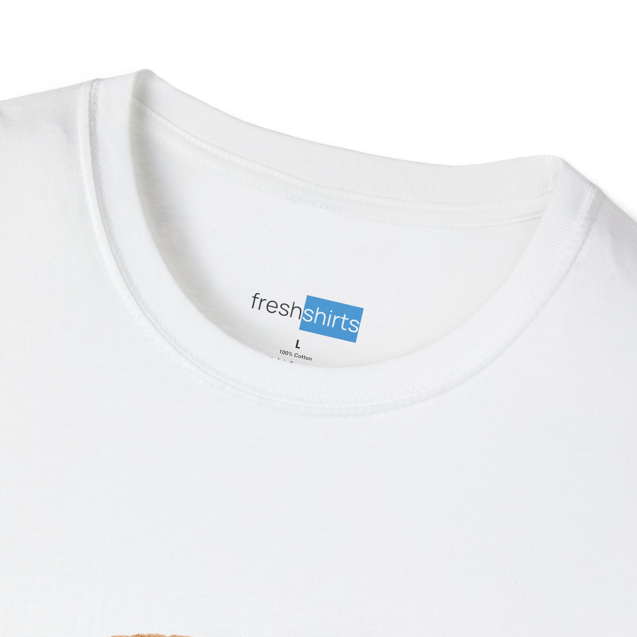 Turbulence Beverage Service Shirt - Funny Flight Attendant Tee - freshshirts neck label on White