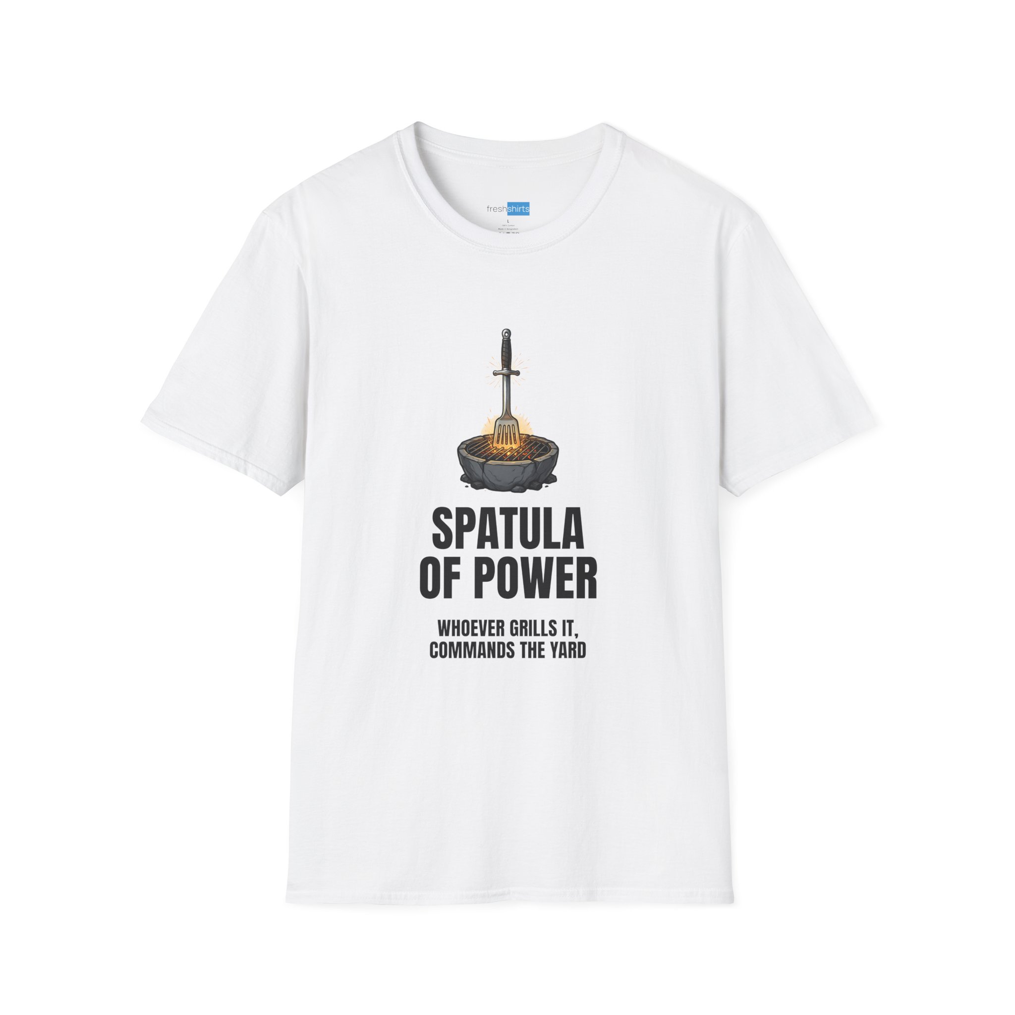Spatula of Power Grilling Shirt - White