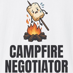 Campfire Negotiator Marshmallow Shirt - white