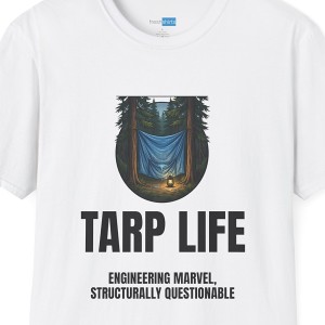 Tarp Life Shirt - Engineering Marvel Structurally Questionable - White