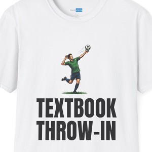 Textbook Throw-In Soccer Shirt - White