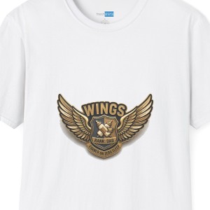 Rank Dad Wings Shirt - Earned on Zero Sleep - White