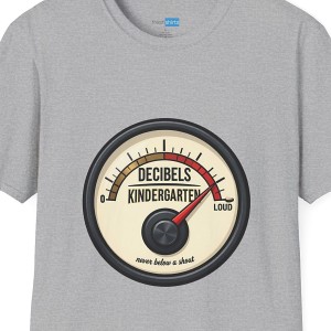 Kindergarten Decibel Gauge Shirt - Sport Grey