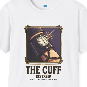 The Cuff Reversed Blood Pressure Tarot Card Shirt - White