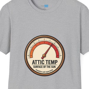 Attic Temp Surface of the Sun Gauge Shirt - Sport Grey
