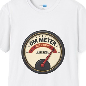 Om Meter Chant Level Shirt - Neighbors Filed a Noise Complaint - White