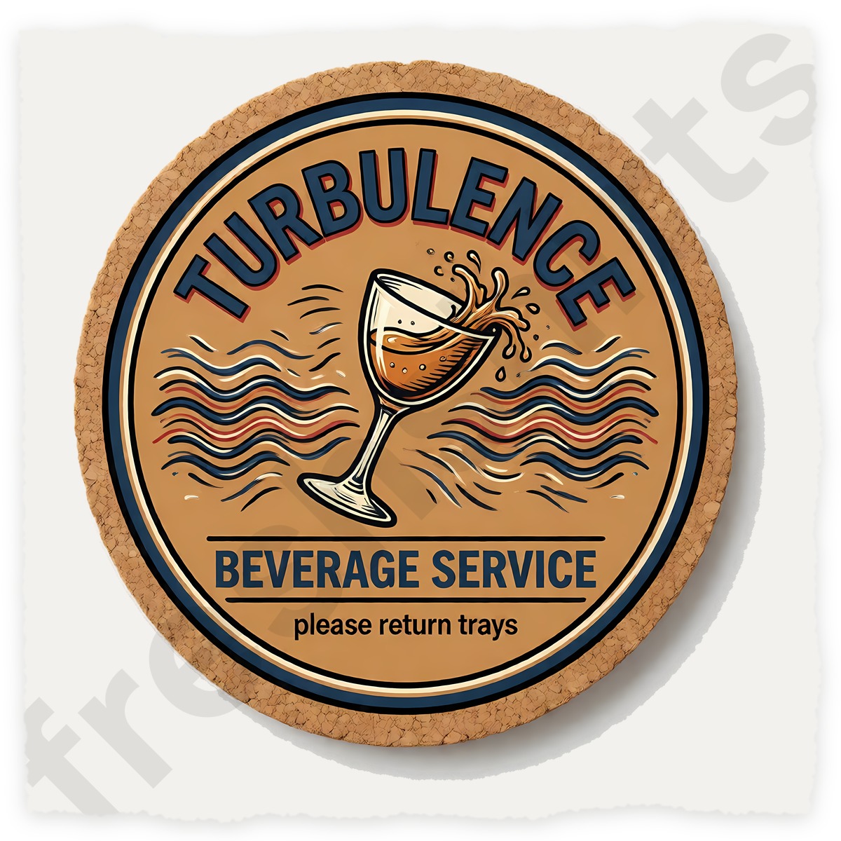 Turbulence Beverage Service Shirt - Funny Flight Attendant Tee